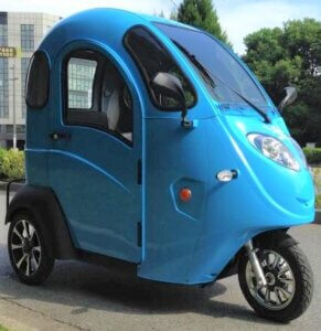 Kabinescooter Trehjulet El Kabinescooter knallert